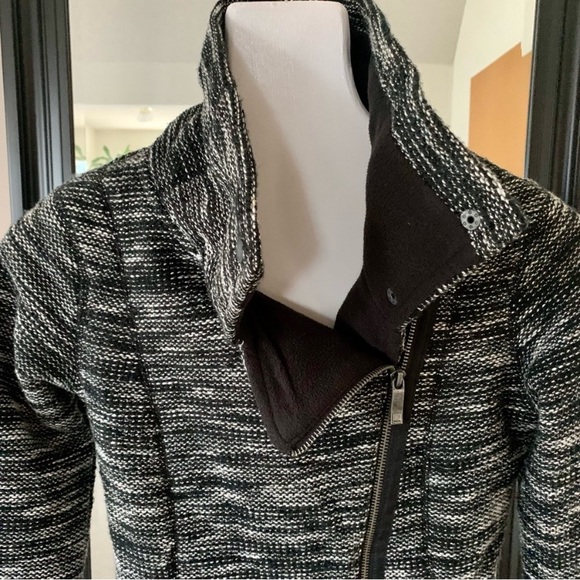 Black and white Bench Athletic Jacket - Picture 2 of 7